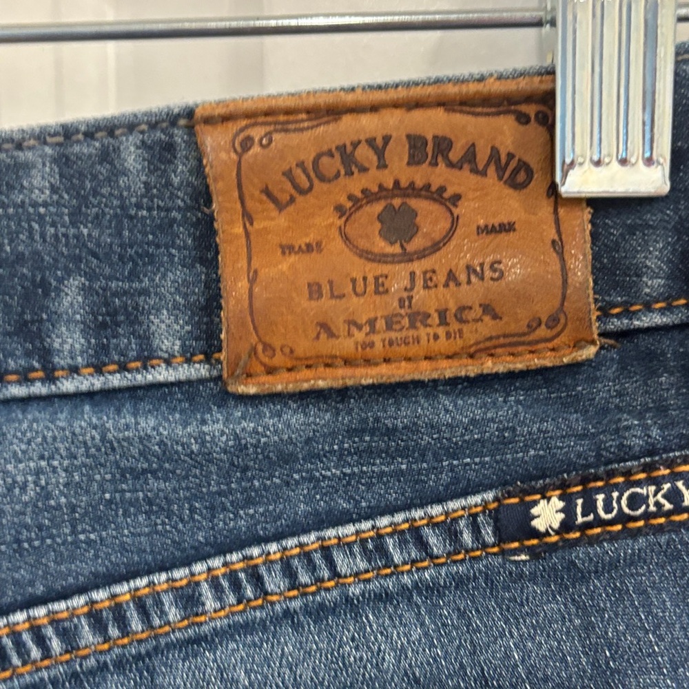 Lucky Brand Dark Blue Flare Jeans - Picture 4 of 5
